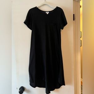 LulaRoe black short sleeve dress
